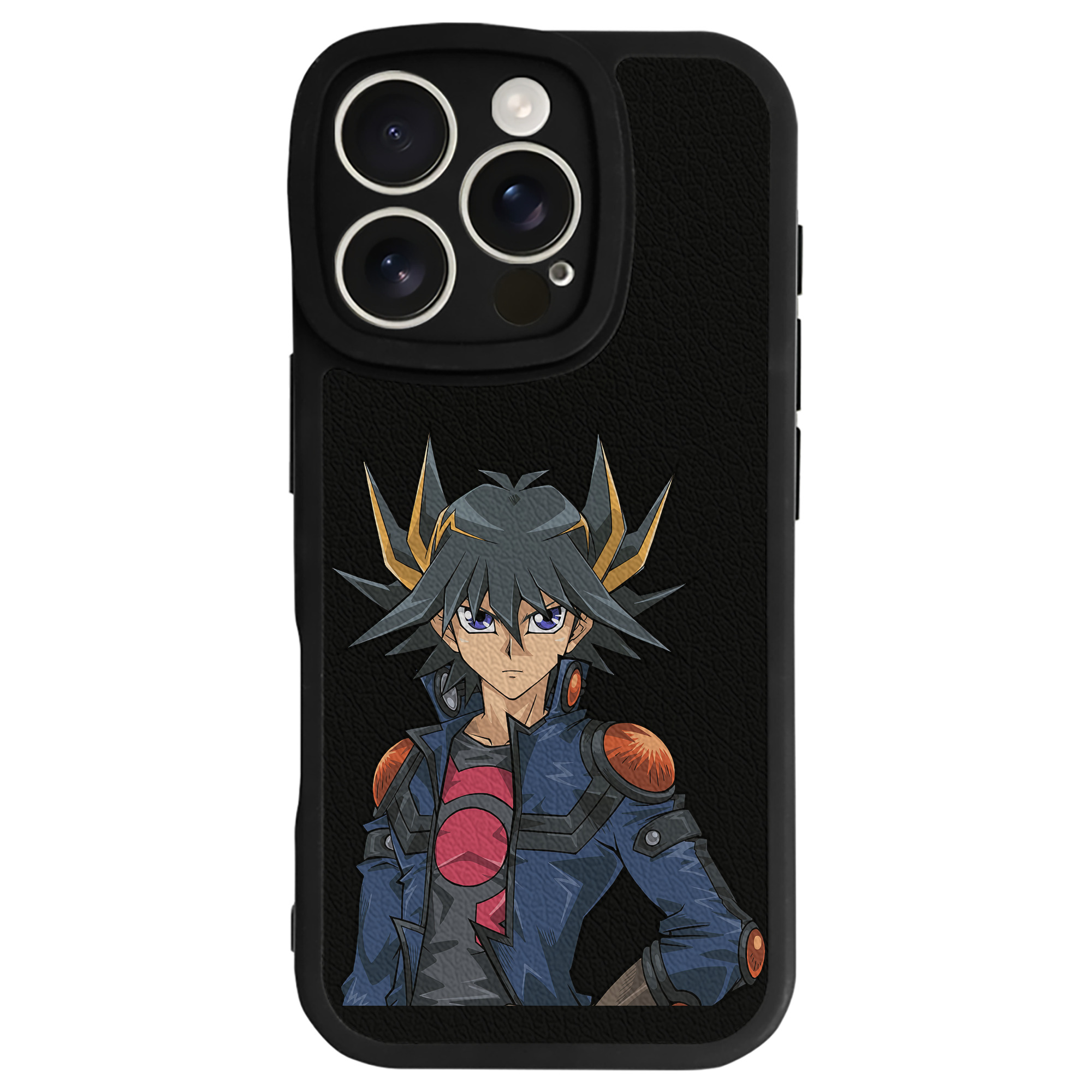 遊☆戯☆王 Yu-Gi-Oh! 【iPhone 16シリーズ対応】シリコンスマホケース（レザー調） 材質：シリコン